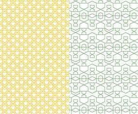 Outlined Geometric Pattern