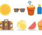 Beach Theme Icon Set