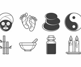 Free Spa Icon Vector Pack