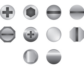 Free Nail Head Icons Vector