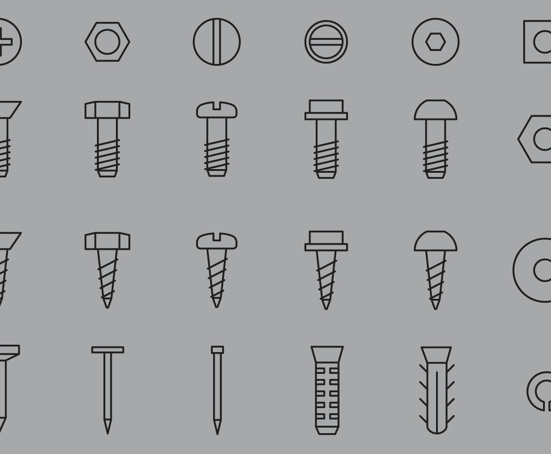 Nail And Screw Icons