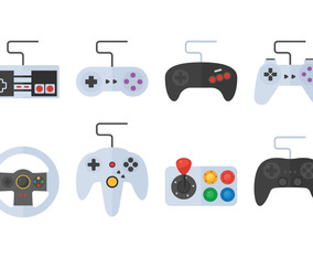 Free games depend - Vector Art