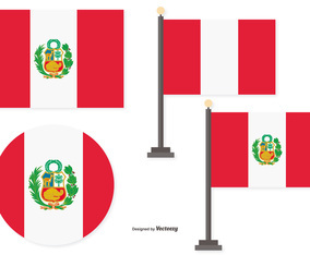 Flags of Peru