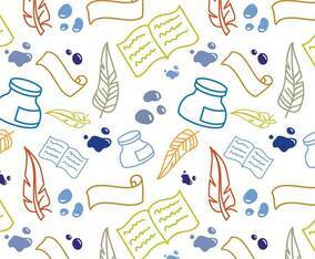 Free Writing Pattern Vectors