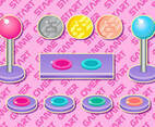 Arcade Button Girly Vector Set