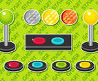 Arcade Button Vector Elements Set B