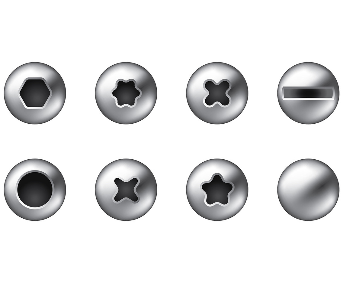 NAIL HEAD REALISTIC VECTOR