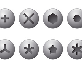 Free Nail Head Vectors