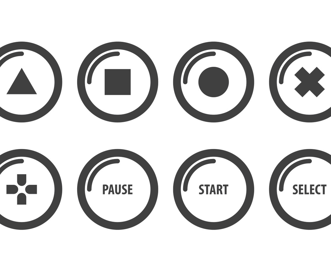 Free Arcade Button Vectors