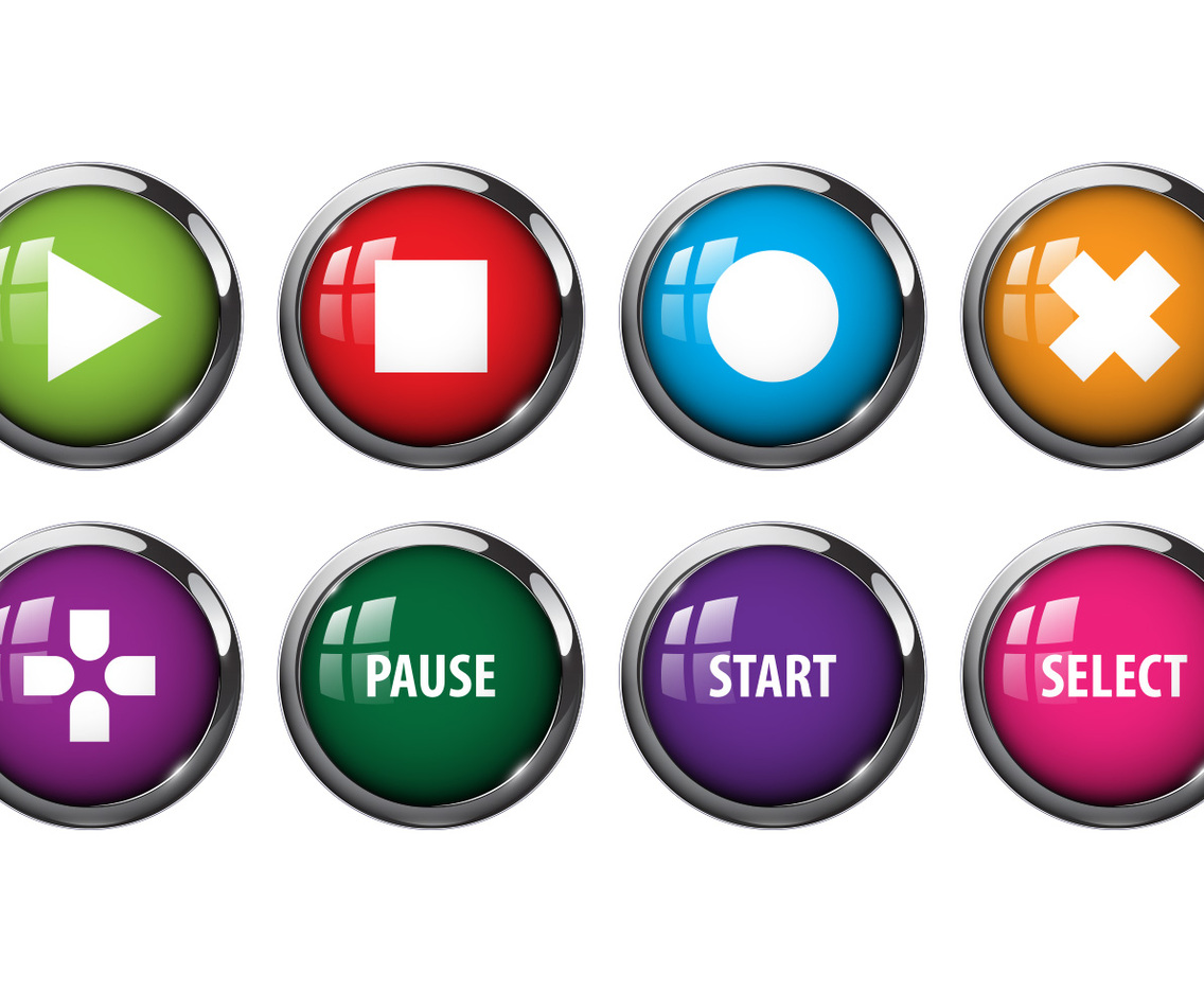 Free Arcade Button Vectors