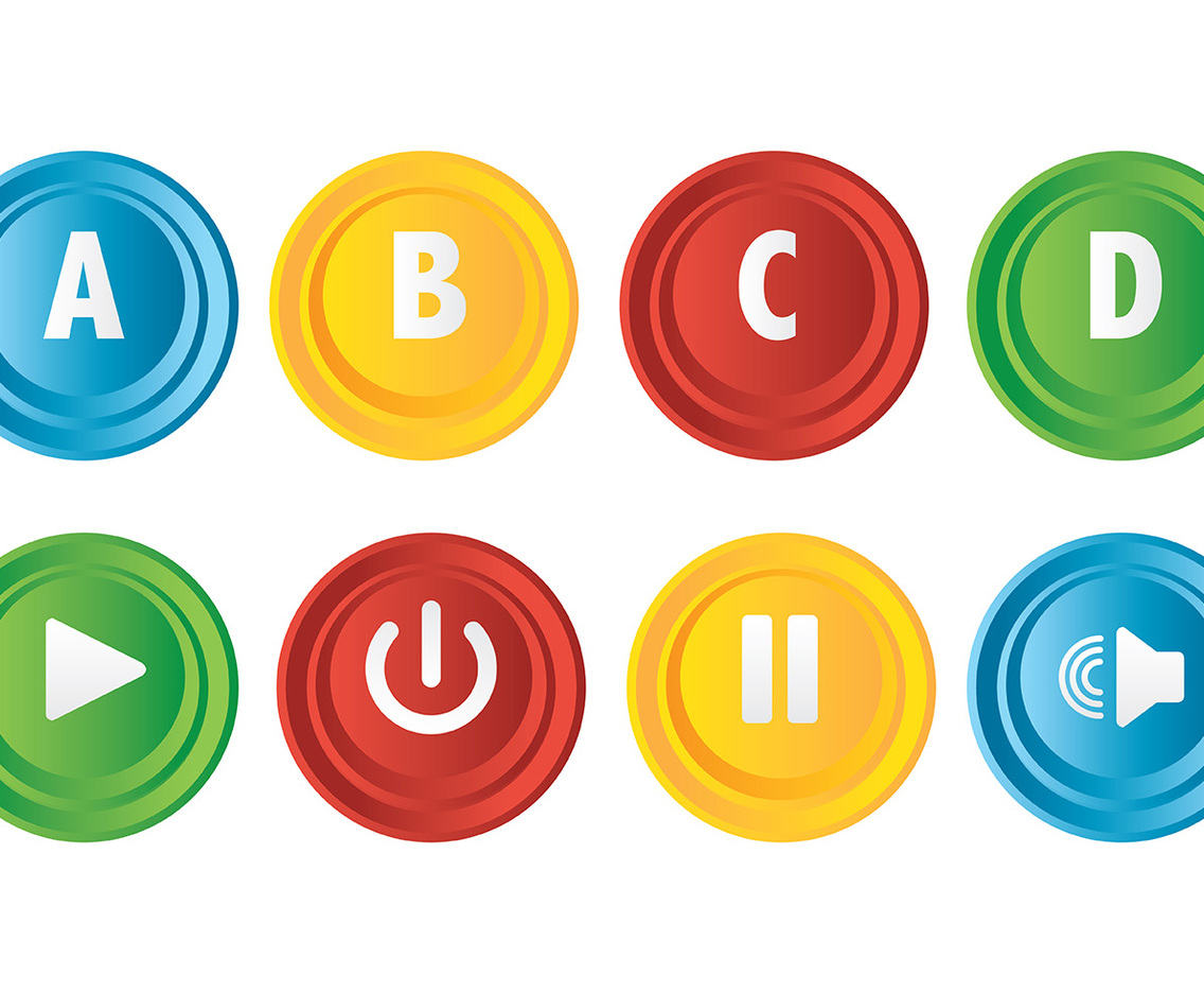 Free Arcade Button Icons Vector