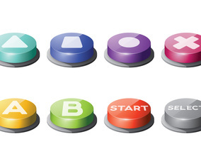Free Arcade Button Vectors