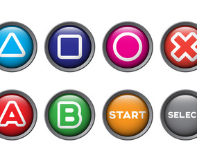 Free Arcade Button Vectors