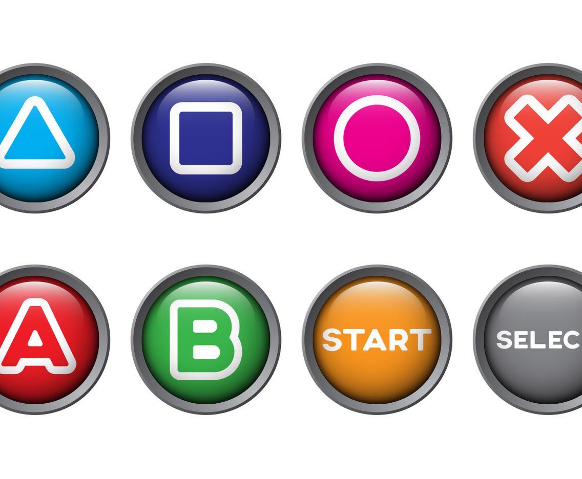 Free Arcade Button Vectors