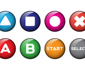 Free Arcade Button Vectors