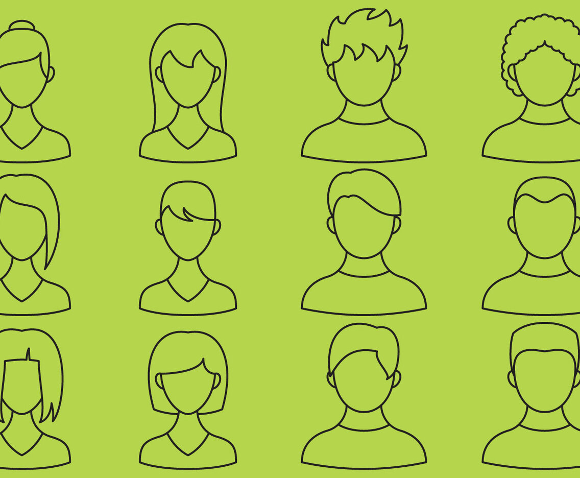 Hairstyle Line Icons