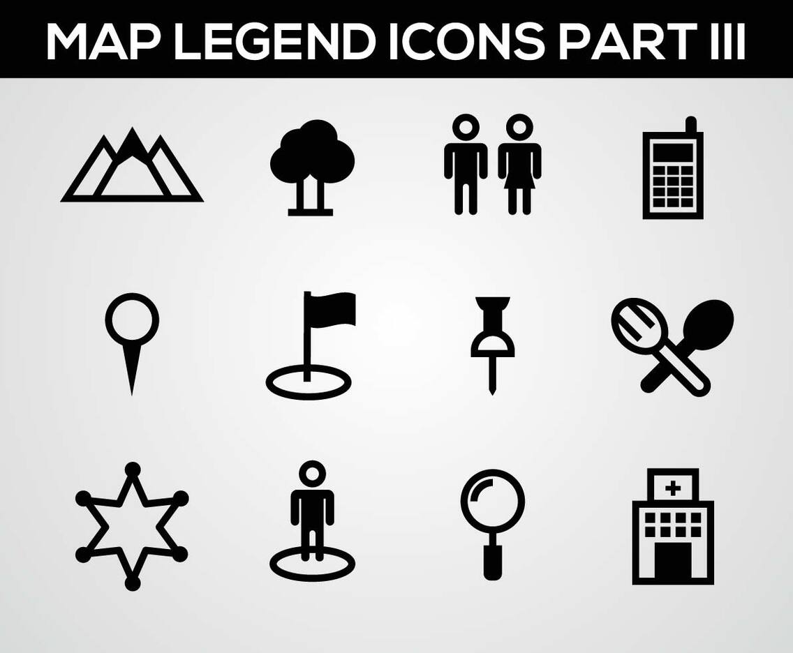 Free Map Legend Part III Vector