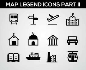 Free Map Legend Part II Vector