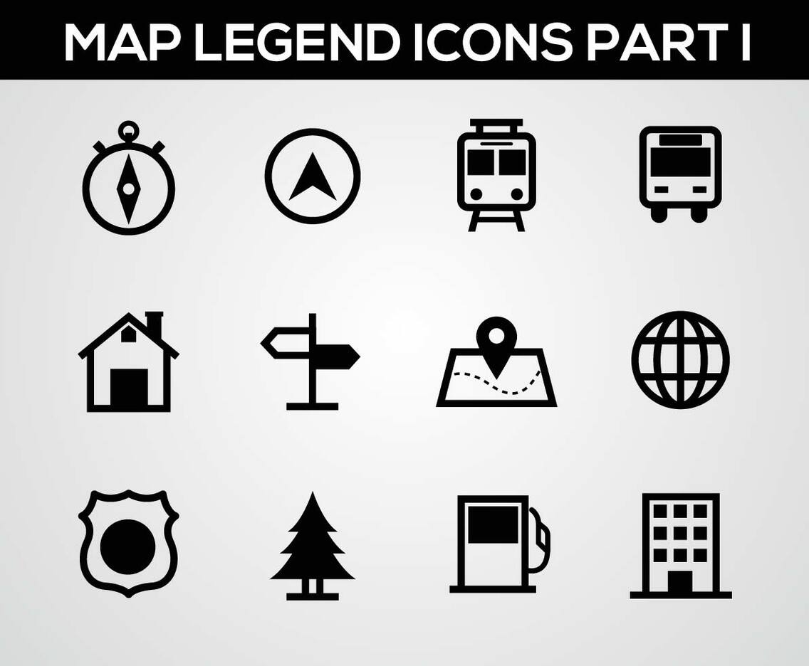 Free Map Legend Part I Vector