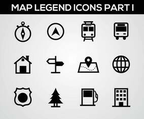 Free Map Legend Part I Vector