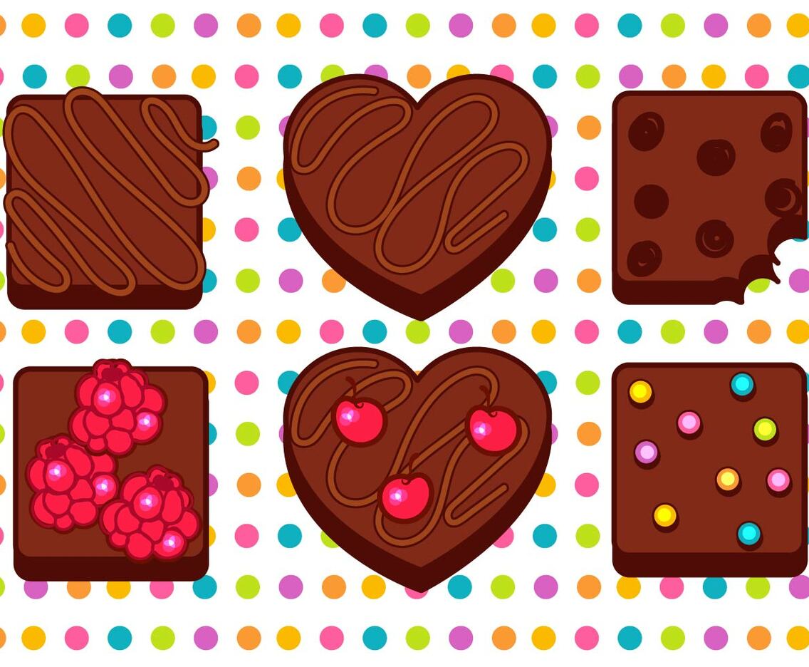 Brownie Vector Set