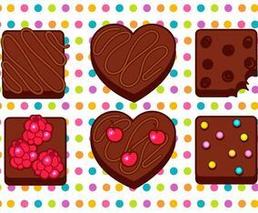 Brownie Vector Set