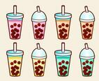 Bubble Tea Vector Set