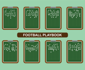 Football Playbook Vector