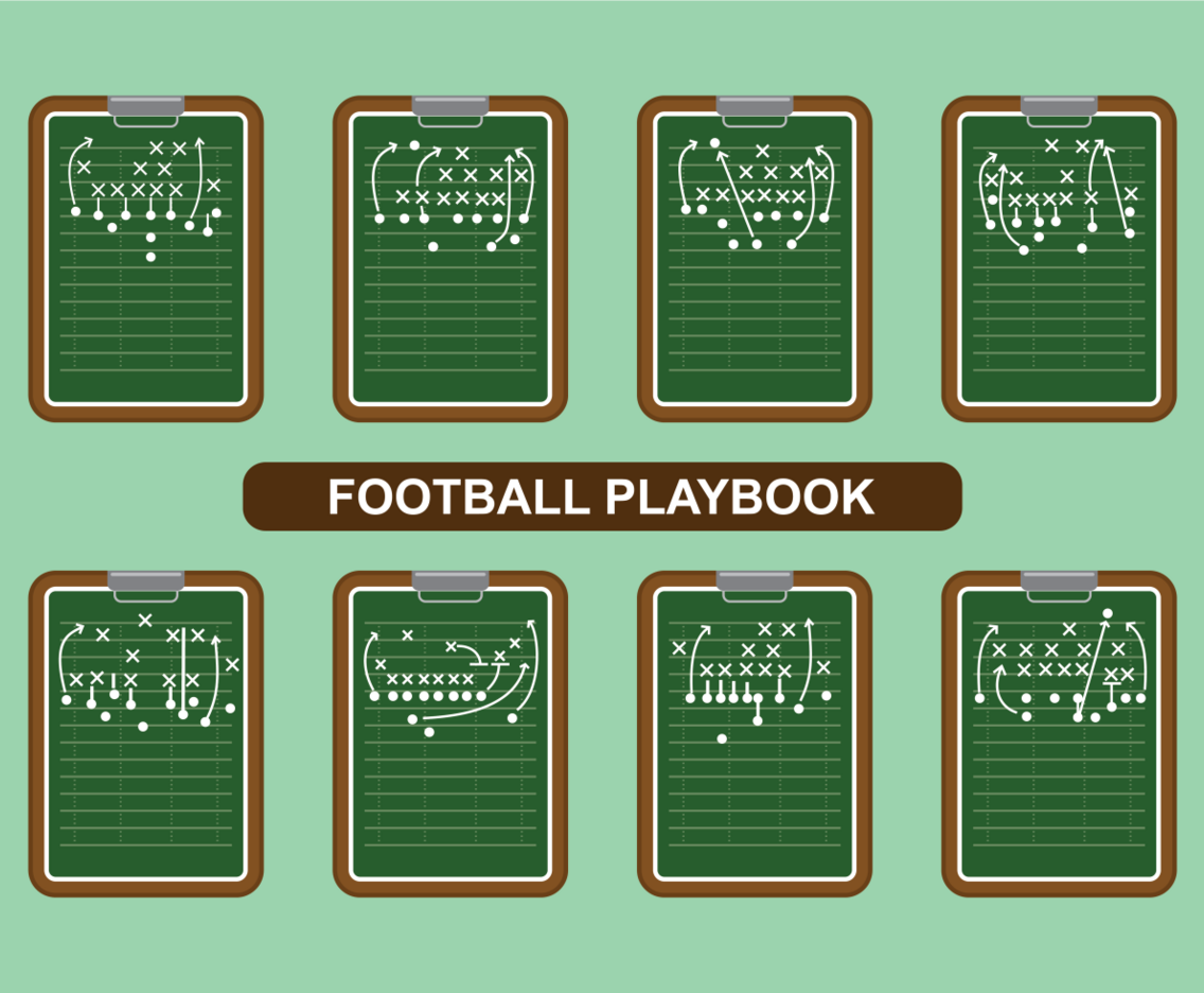 Football Playbook Vector