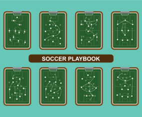 Soccer Playbook Vector