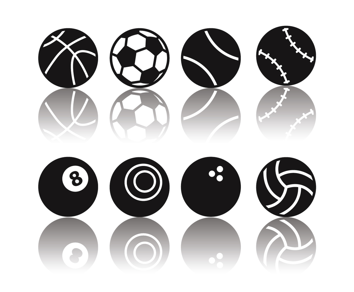 Free Minimalist Sport Ball Icons