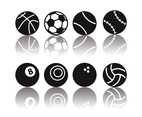 Free Minimalist Sport Ball Icons