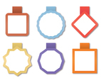 Colorful Etiquetas Label Vectors