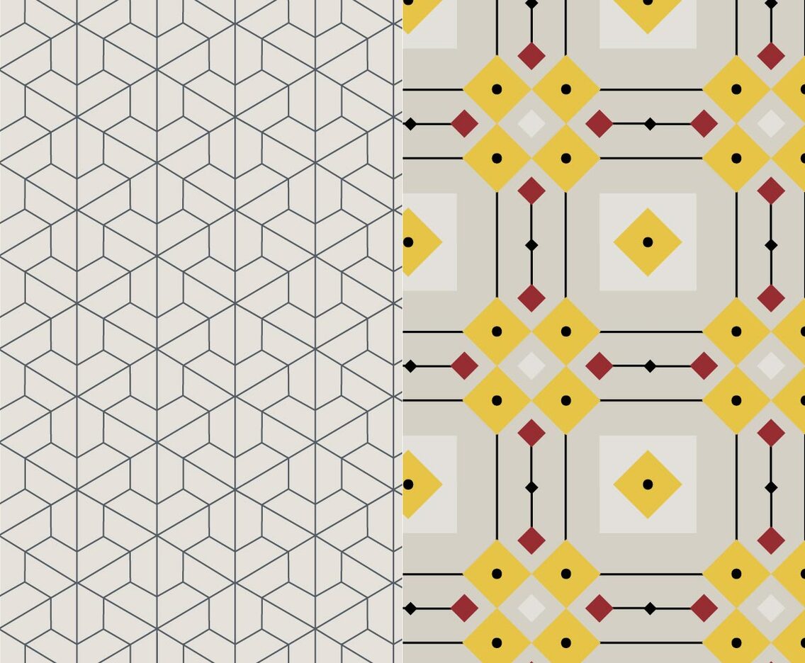 Geometric Mosaic Pattern