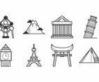 Free Landmark of The World Icon Vector