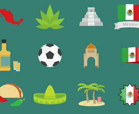 Mexico Icons