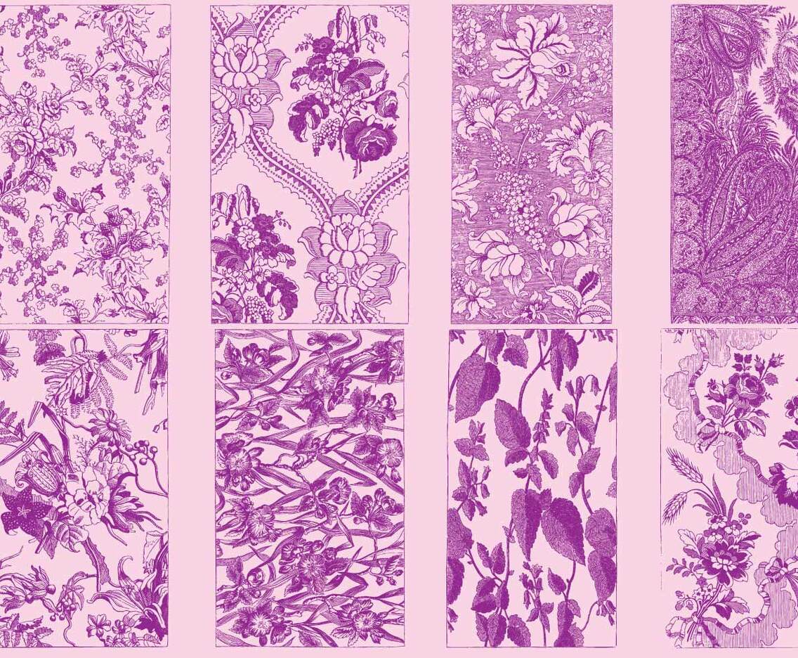 Flower Toile Vectors