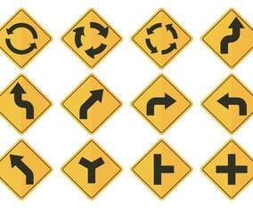 Road Sign Arrow Vectors