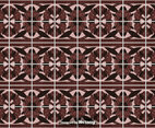 Tile Floor Background - Ornamental Vector Pattern