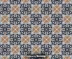 Tile Floor - Ornamental Vector Pattern