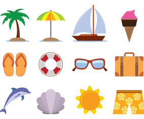Hawai Vector Icons