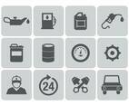 Free Gas Station Icons Vector