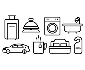 Free Hotel Icon Set