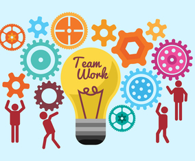 Free Team Work Illustration Vectors