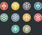 Atomium Icon Vector Pack