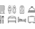 Free Hotel Stuff Icon Vector