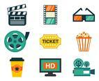 Free Cinema Icons Vector
