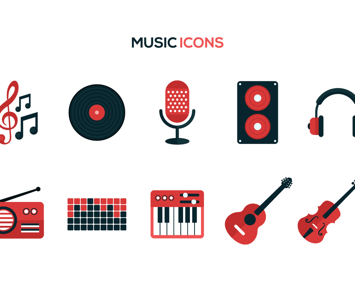 Free Music Vector Icons