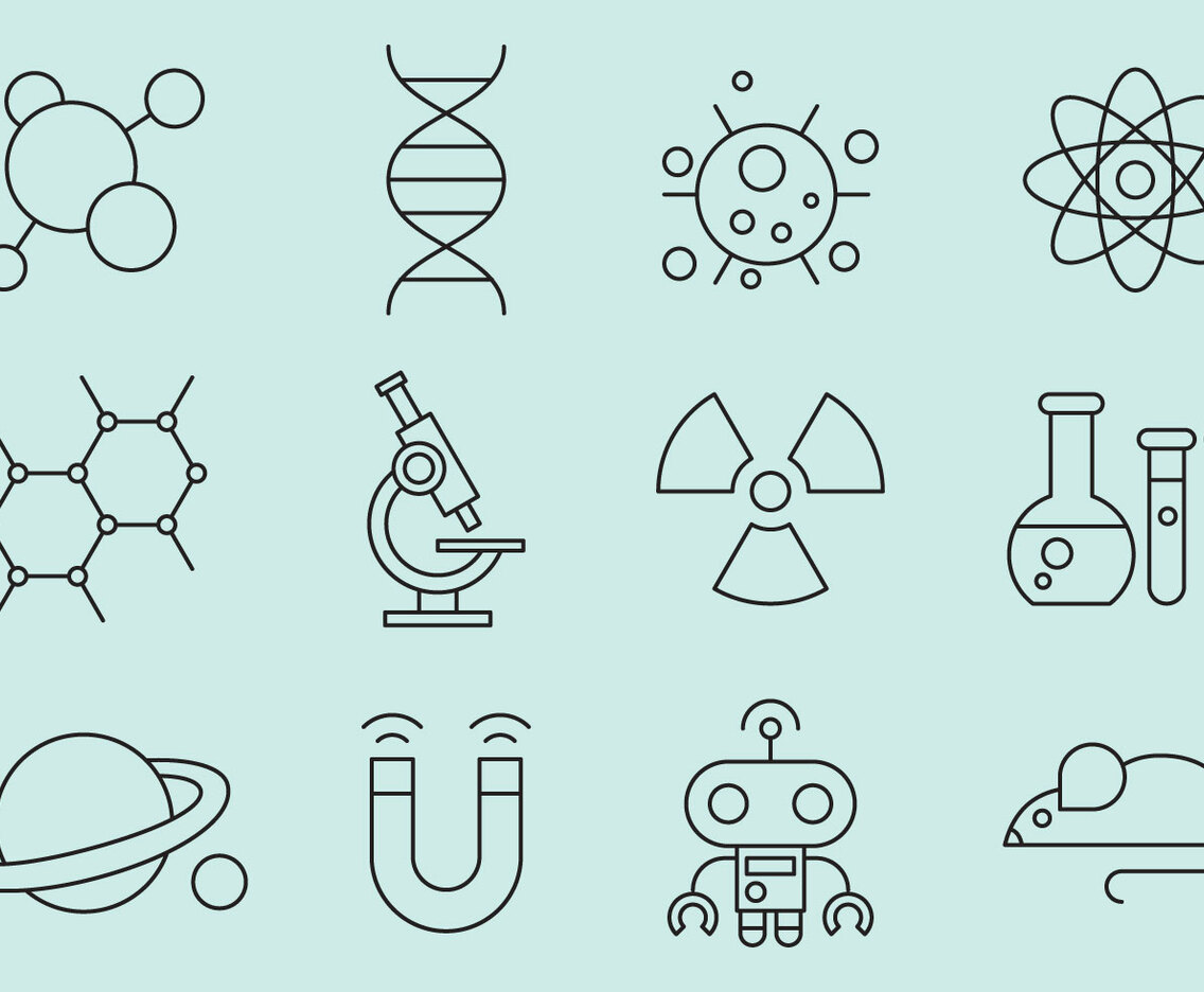 Science Line Icons