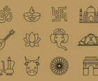 India Line Icons